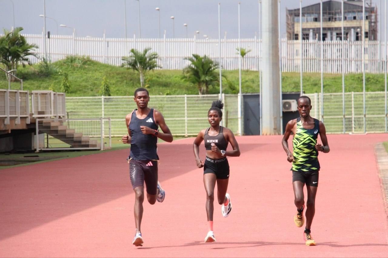 LionStride athlete receiving a race result